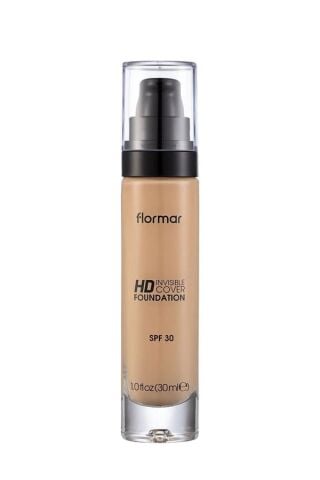 Flormar Fondöten - Invisible Cover HD Foundation 60 Ivory