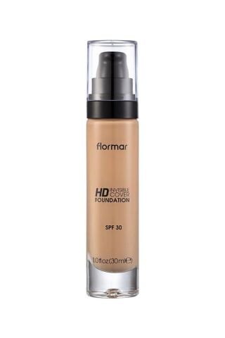 Flormar Fondöten - Invisible Cover HD Foundation 090 Golden Neutral