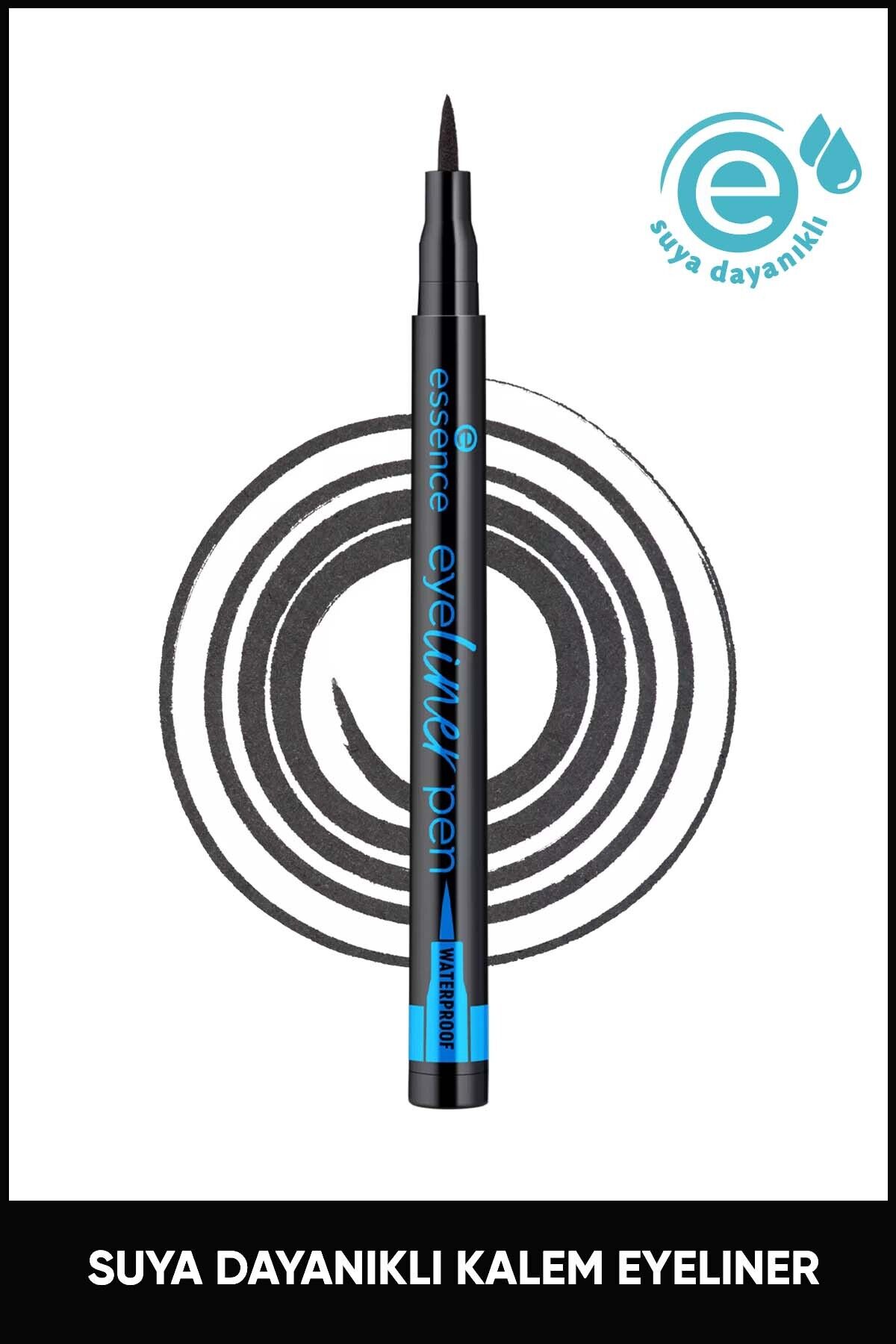 Essence Eyeliner Pen Waterproof Suya Dayanıklı Kalem Eyeliner No 01