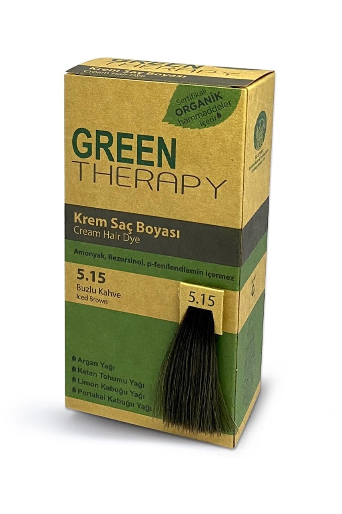 Green Therapy Krem Saç Boyası 5.15 Buzlu Kahve