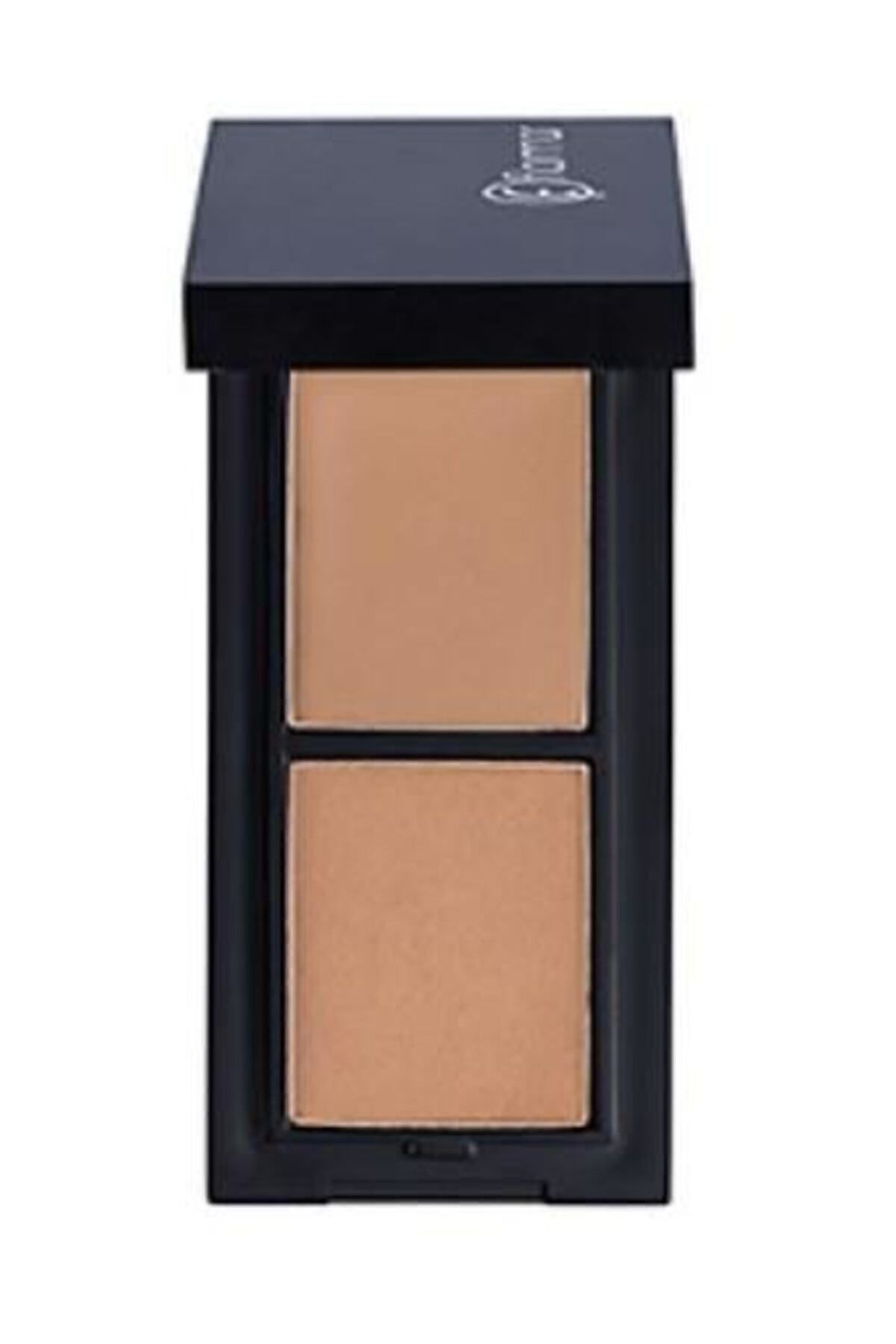 3'ü 1 Arada Kaş Makyaj Kiti (Bej) - Eyebrow Design Kit - 020 Light