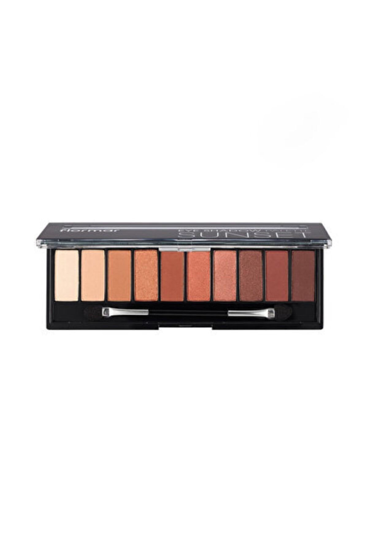 Flormar  10'lu Far Paleti (NUDE VE TOPRAK TONLARI)-eyeshadow Palette-003 Sunset- 8690604551699