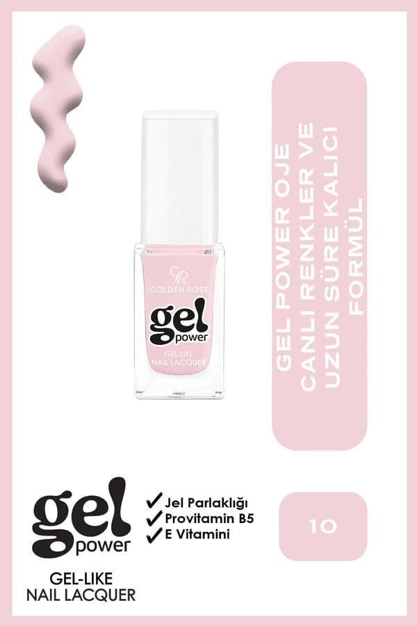 Golden Rose Power Gel Like Nail Oje No: 10