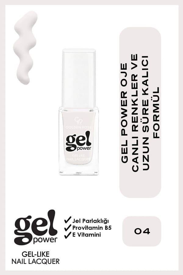 Golden Rose Power Gel Like Nail Oje No: 04