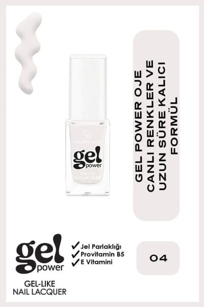 Golden Rose Power Gel Like Nail Oje No: 04