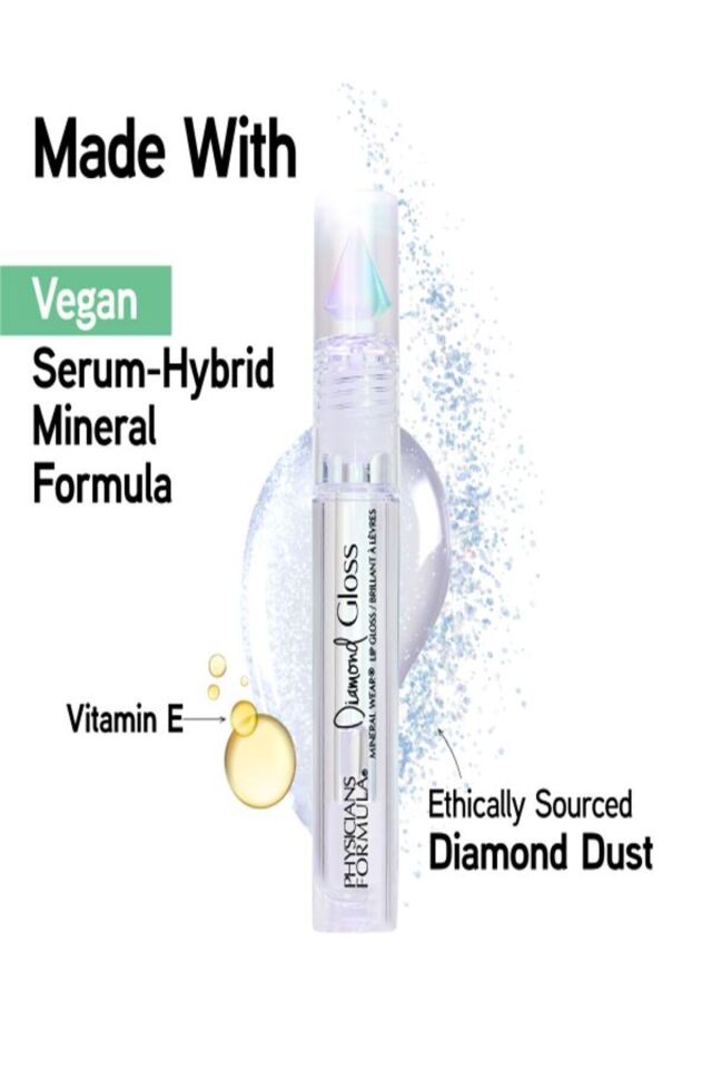 Mineral Wear Diamond Dudak Parlatıcısı - Crystal Clear