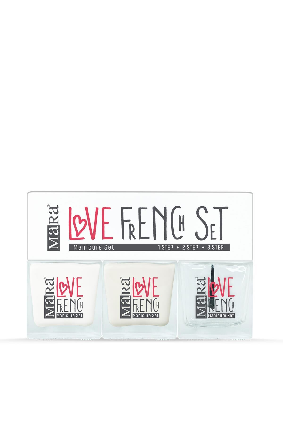 Love French Manicure Set Beyaz