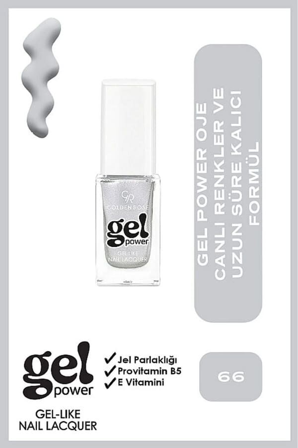 Golden Rose Power Gel Like Nail Oje No: 66