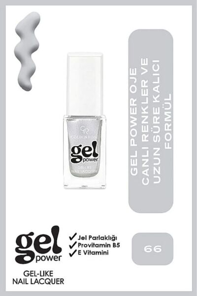 Golden Rose Power Gel Like Nail Oje No: 66