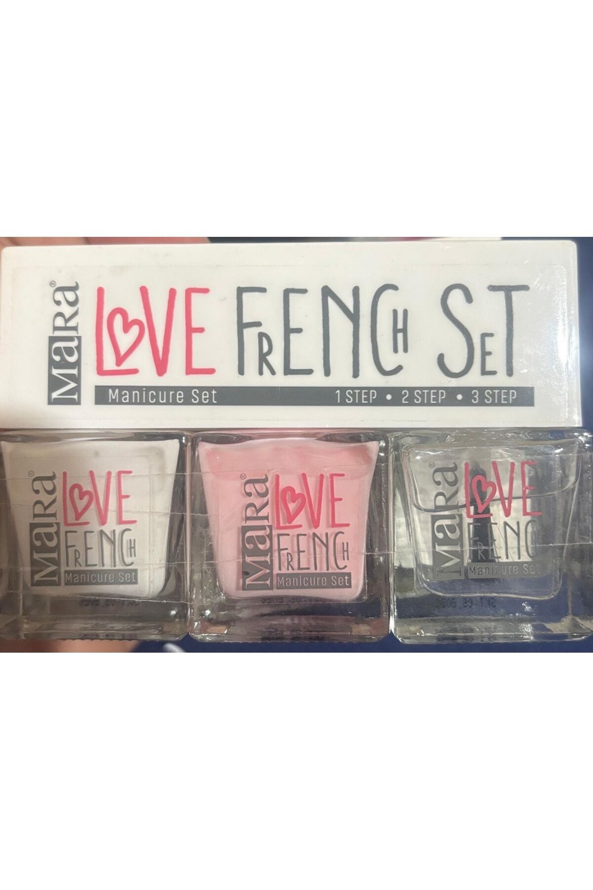 Love French Manicure Set Pembe