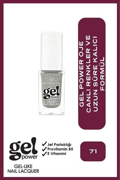 Golden Rose Power Gel Like Nail Oje No: 71