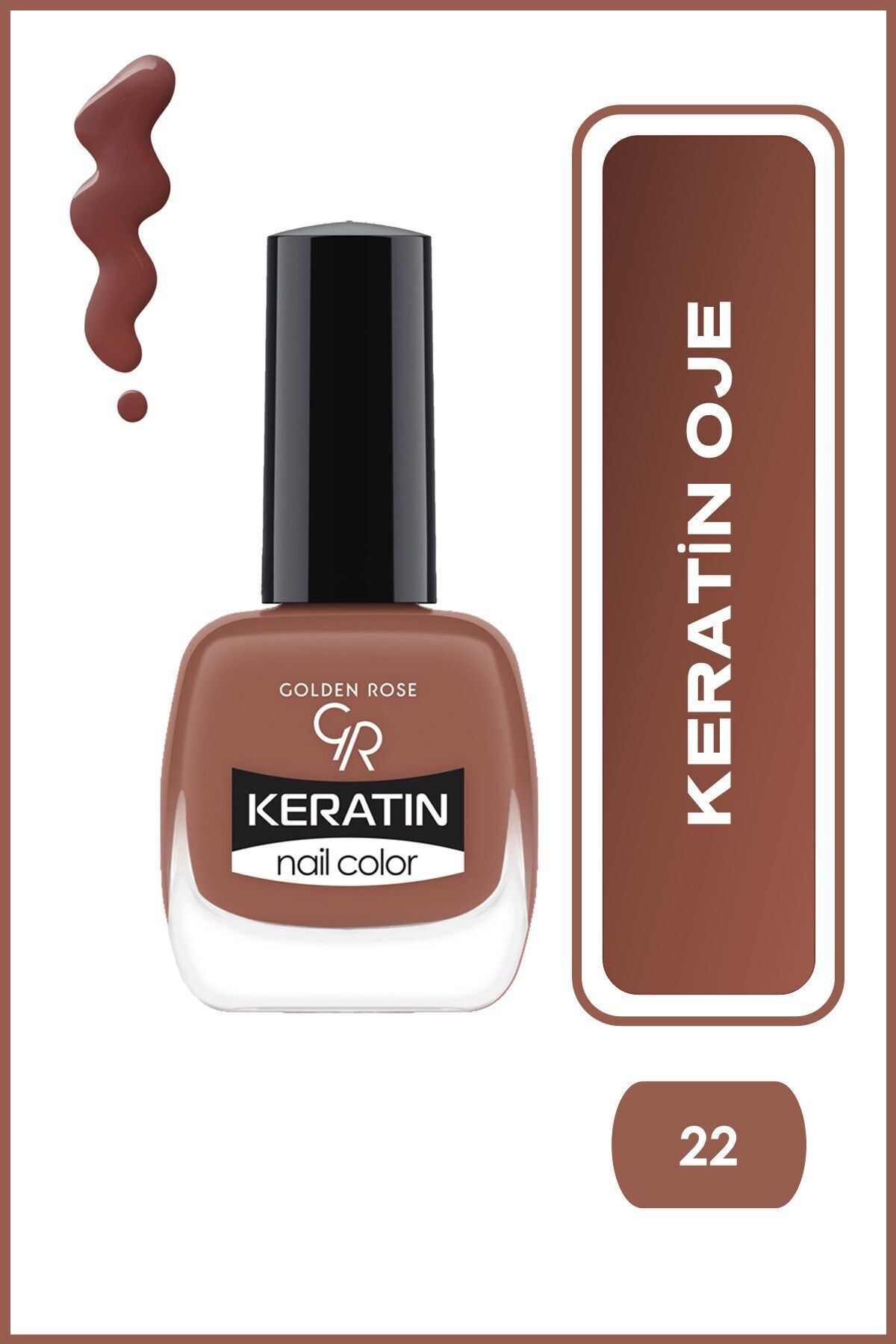 Keratin Nail Color 22 Keratin Oje 10,5 ml