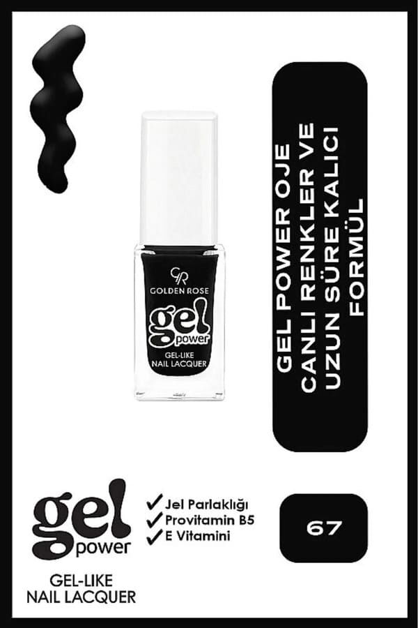 Golden Rose Power Gel Like Nail Oje No: 67