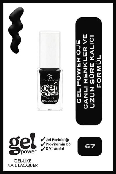 Golden Rose Power Gel Like Nail Oje No: 67