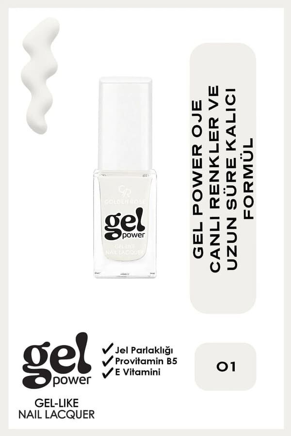 Golden Rose Power Gel Like Nail Oje No: 01