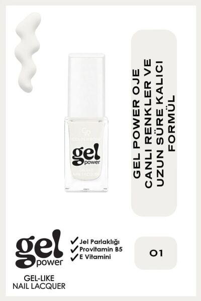 Golden Rose Power Gel Like Nail Oje No: 01