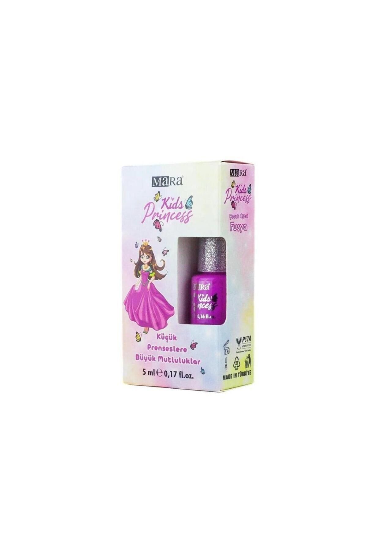 Mara Kids Princess Çocuk Oje 5 Ml Fusya - Su Bazli