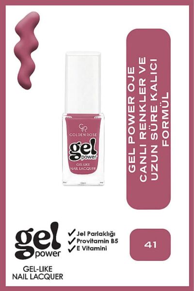 Golden Rose Power Gel Like Nail Oje No: 41