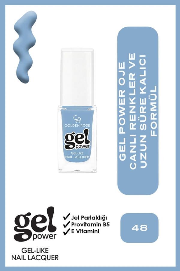 Golden Rose Power Gel Like Nail Oje No: 48
