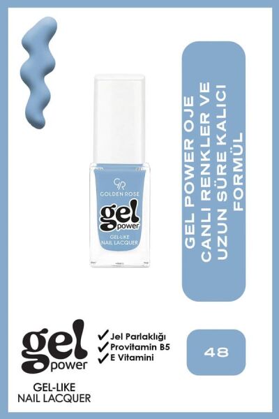 Golden Rose Power Gel Like Nail Oje No: 48