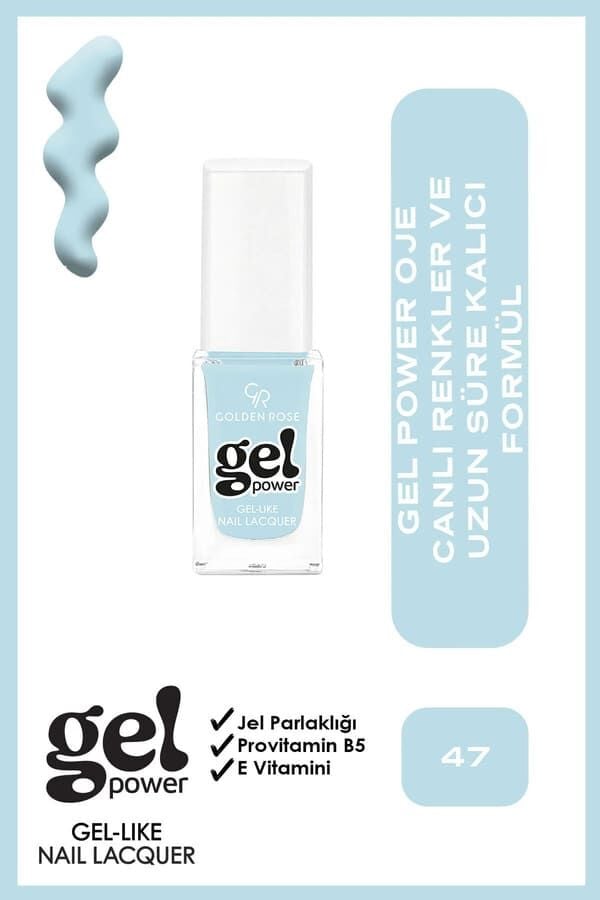 Golden Rose Power Gel Like Nail Oje No: 47