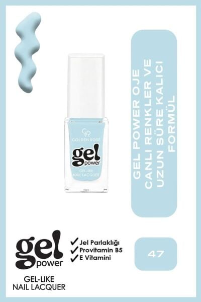 Golden Rose Power Gel Like Nail Oje No: 47