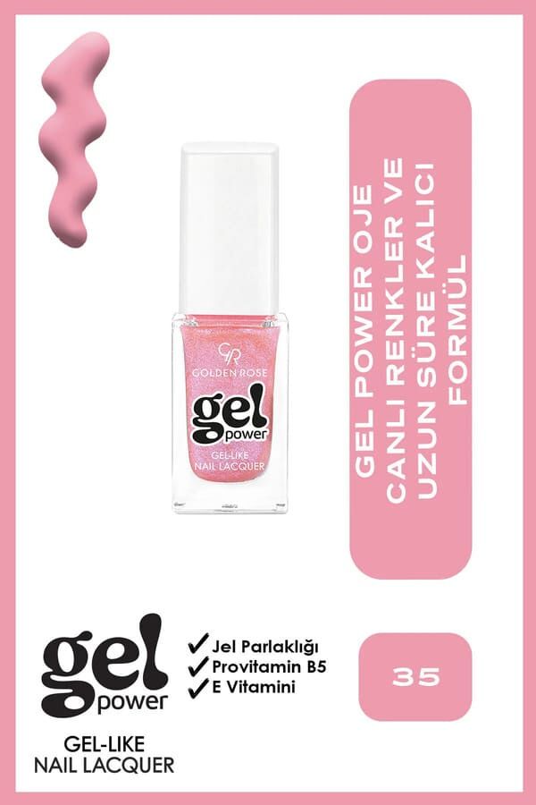 Golden Rose Power Gel Like Nail Oje No: 35
