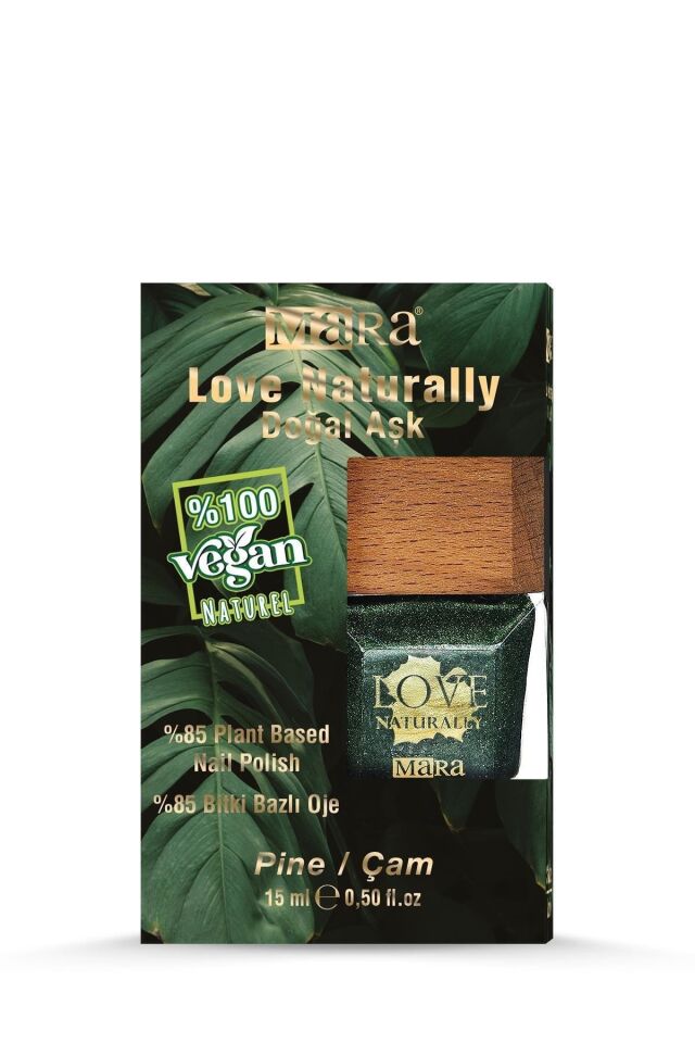 Mara  Love Naturally Doğal Vegan Oje 15ml Çam