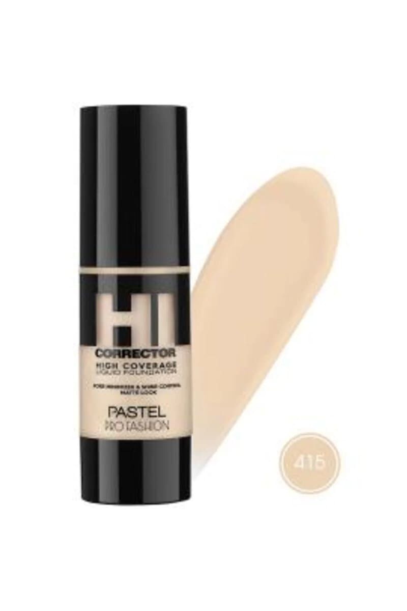 Pastel High Coverage Liquid Foundation - Likit Fondöten 415
