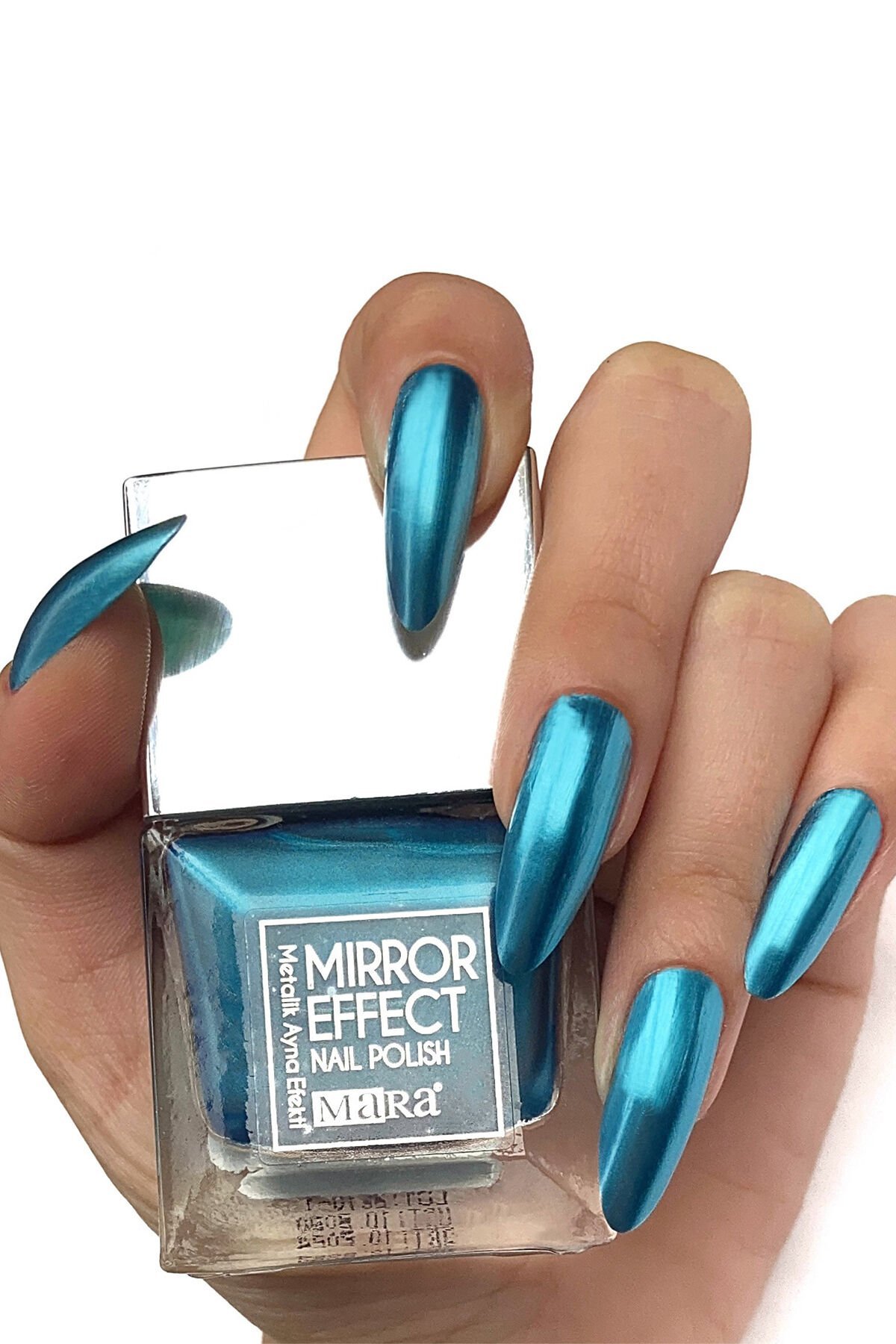 Yeni Mirror Effect Nail Polish 15 ml - Blue*48