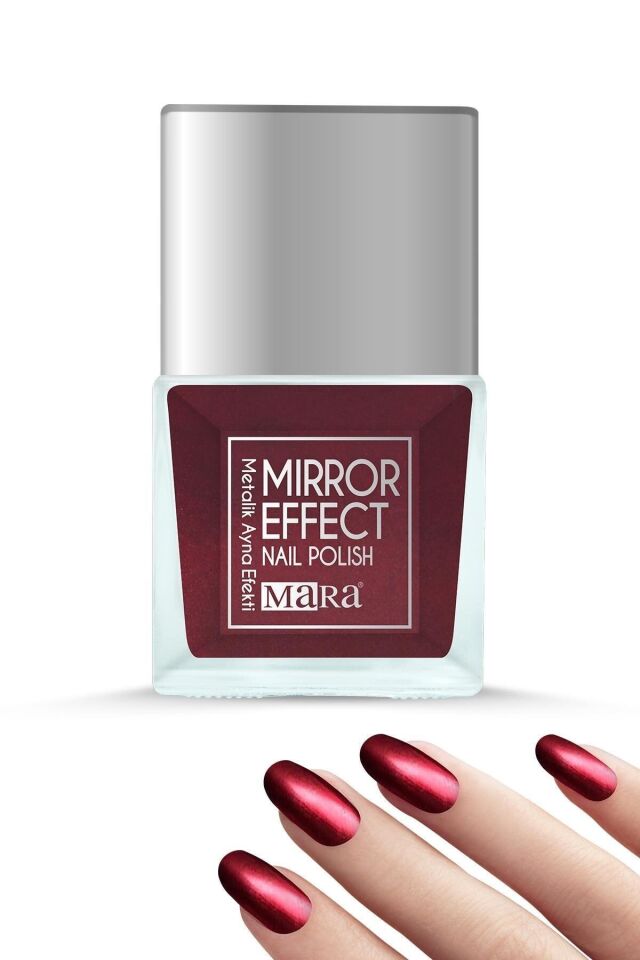 YENI METALIK AYNA EFEKTI OJE KIRMIZI - 15 ML