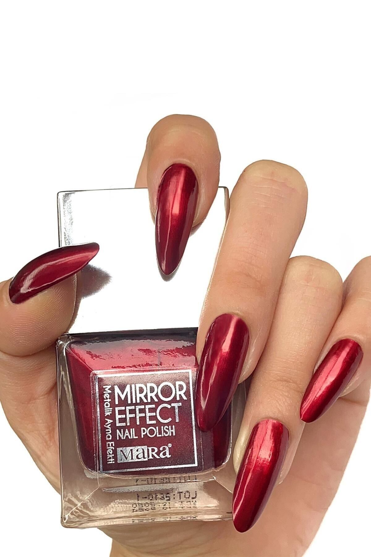 YENI METALIK AYNA EFEKTI OJE KIRMIZI - 15 ML