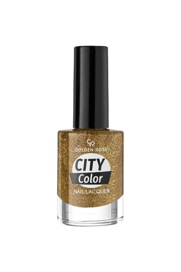 Golden Rose City Color Nail Lacquer Glitter - 103