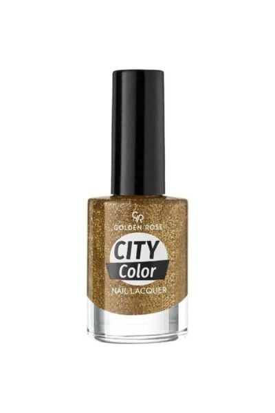 Golden Rose City Color Nail Lacquer Glitter - 103