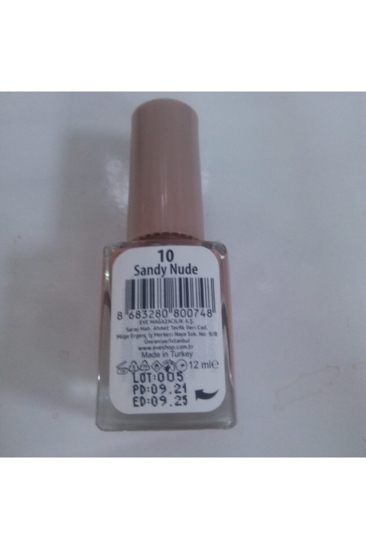Sandy Nude 10 8683280800748 12 Ml