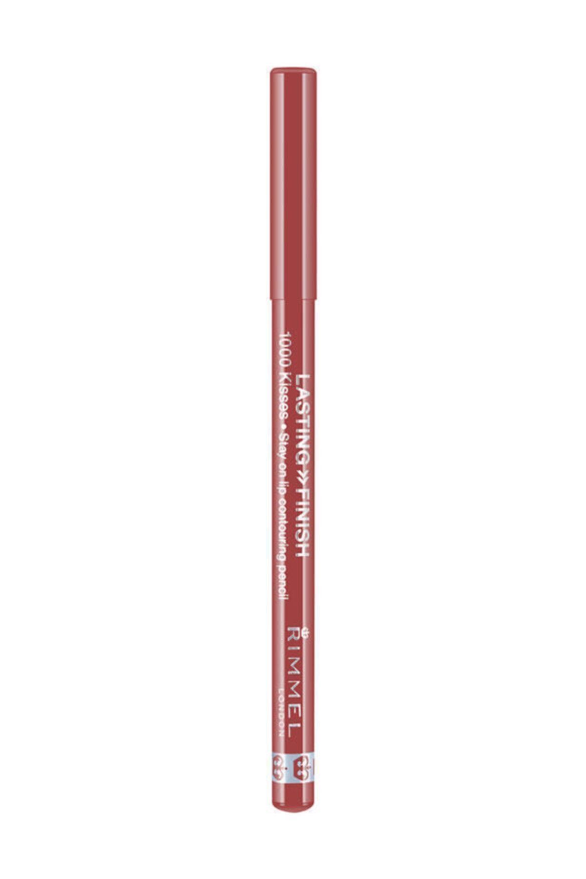 Rimmel London Dudak Kalemi - Lasting Finish 1000 Kisses Lip Liner 063 Black Tulips Spiced Nude