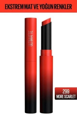 Color Sensational Ultimatte Mat Ruj- 299 More Scarlet