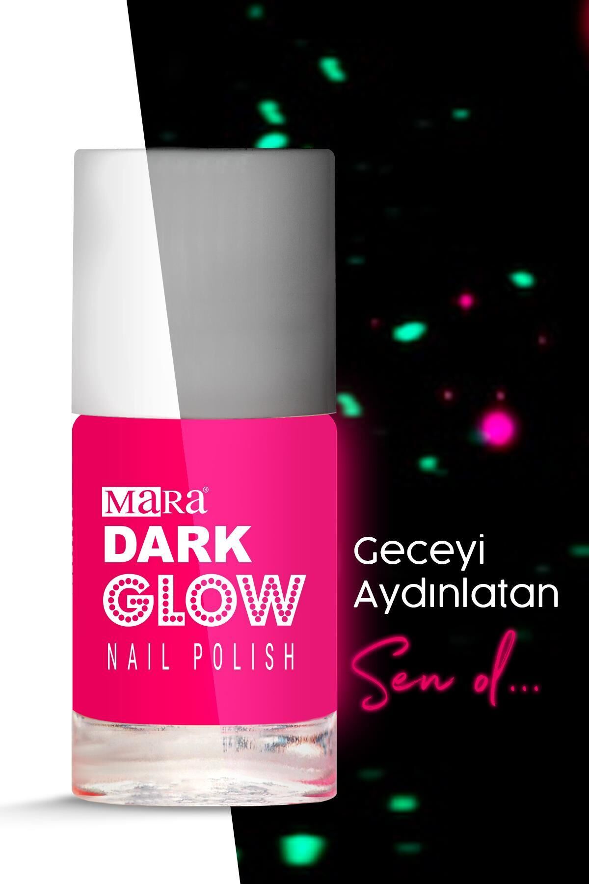 Pembe Dark Glow Karanlıkta Parlayan Oje