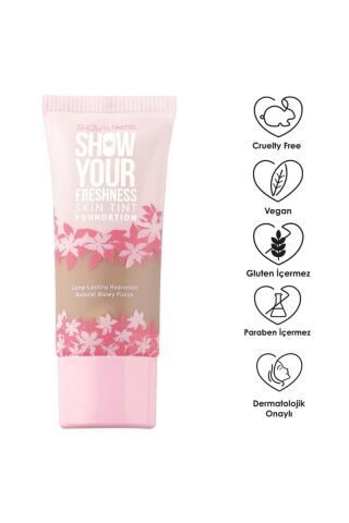 Show By Show Your Freshness Skin Tint Foundation - Fondöten 506 Radiant Sun