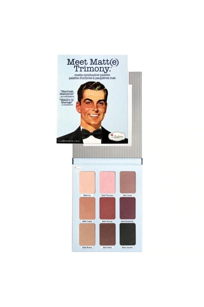 the balm  Meet Matte Eyeshadow Palette Far Paleti Trimony