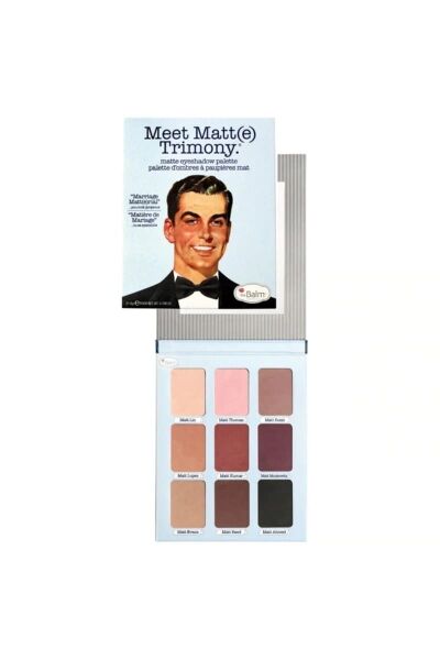 the balm  Meet Matte Eyeshadow Palette Far Paleti Trimony