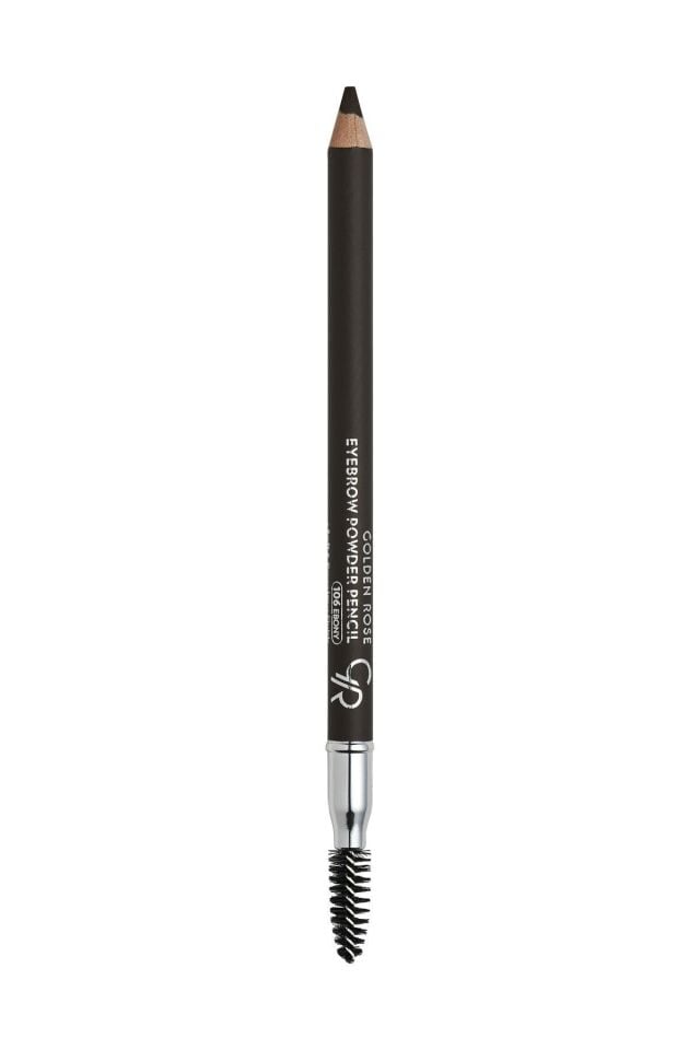 Golden Rose Pudralı Kaş Kalemi -Eyebrow Powder Pencil 106 Ebony