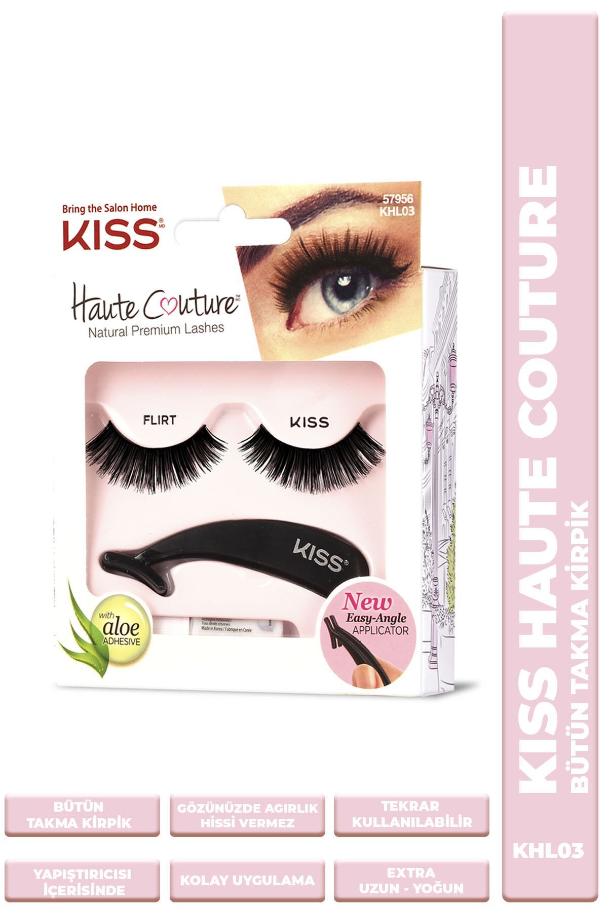 Bütün Doğal Takma Kirpik %100 Insan Saçı Extra Yoğun