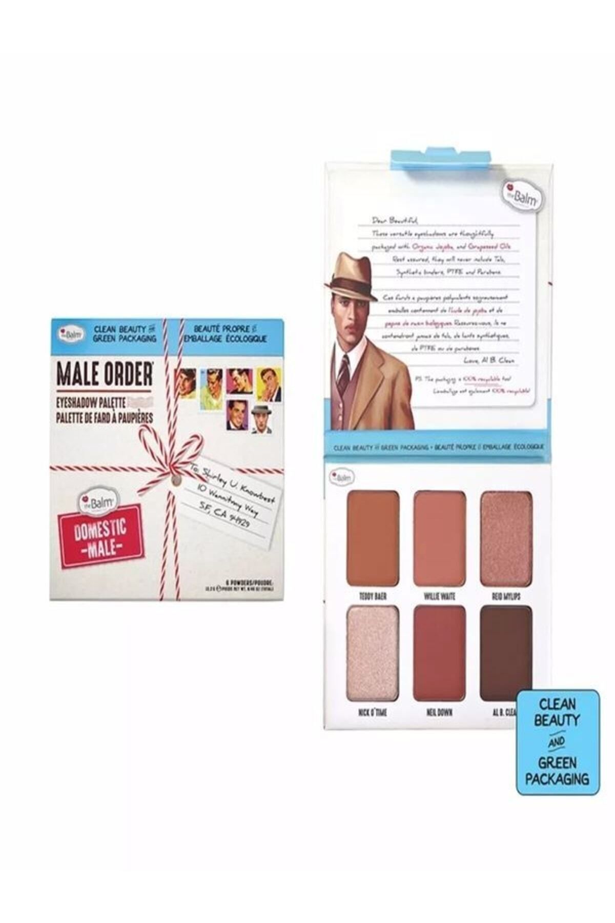 Male Order Far Paleti First Class Male -domestic Male Göz Farı Makyajı Kremsi Sıcak Ton