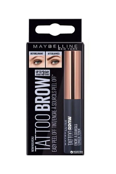 Maybelline Brow Tattoo Geçici Kaş Dövmesi - Medıum Brown ( Orta Ton )