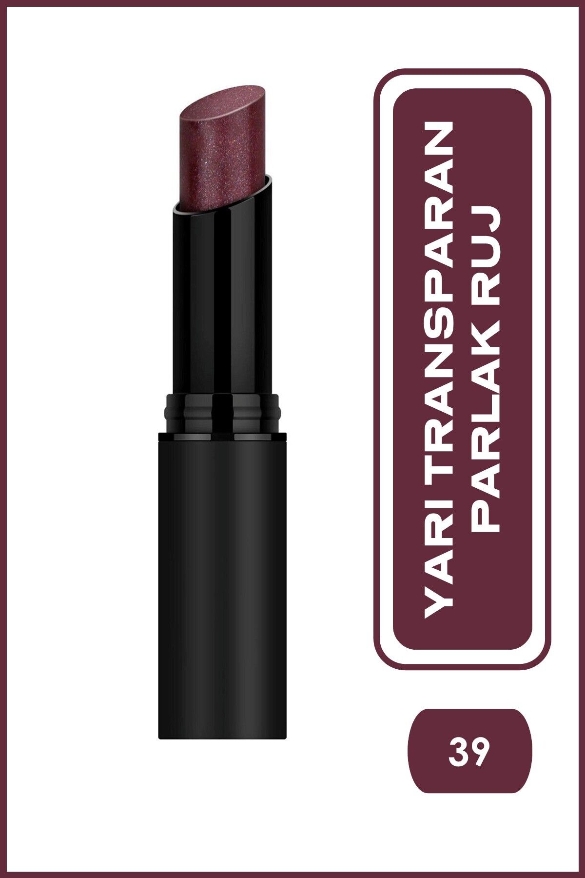 Sheer Shine Stylo Lipstick 39 Yarı Transparan Parlak Ruj 3 g