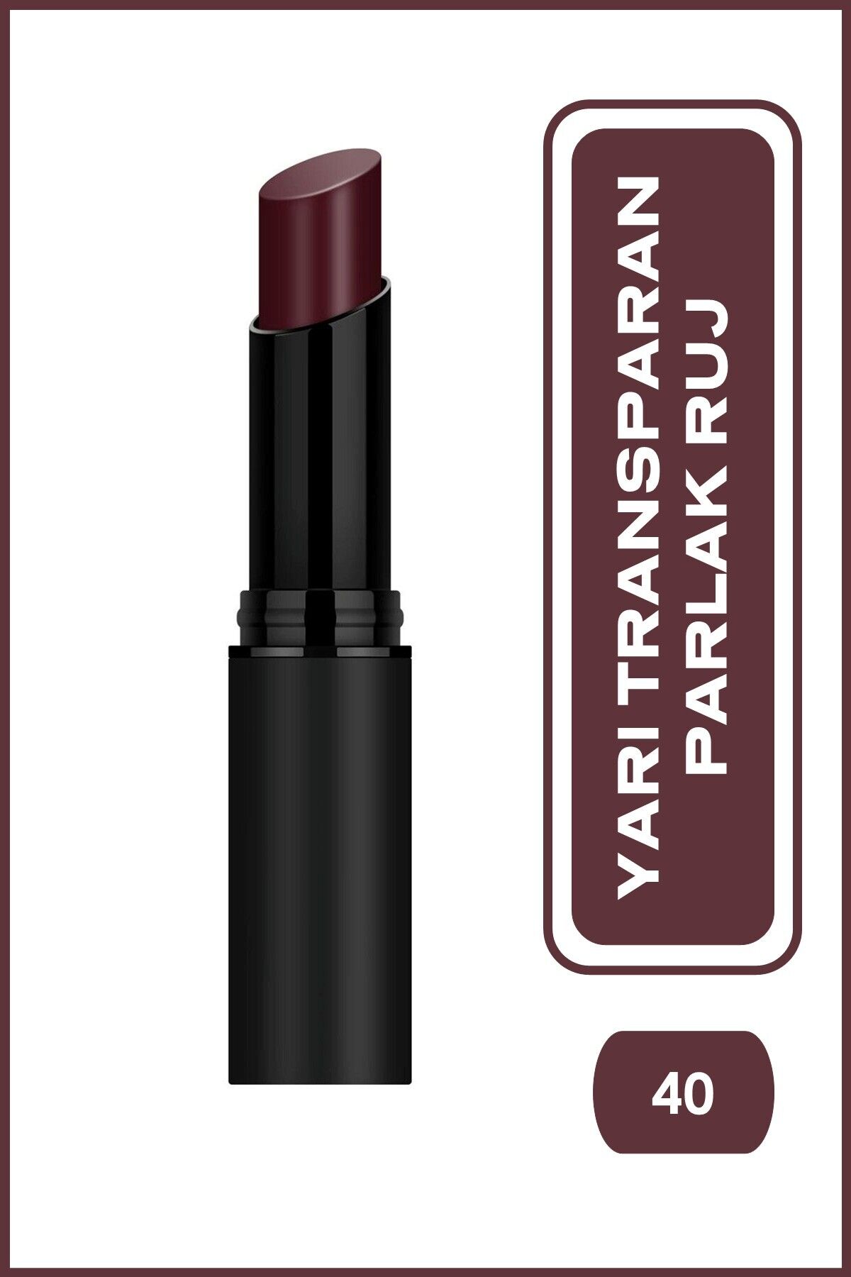 Golden Rose Sheer Shine Stylo Lipstick 40 Yarı Transparan Parlak Ruj 3 g