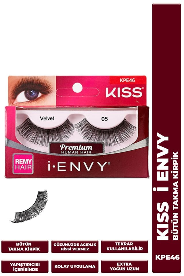 Bütün Doğal Takma Kirpik %100 Insan Saçı Extra Uzun Extra Yoğun