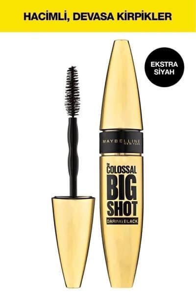 Maybelline New York The Colossal Big Shot Daring Ekstra Siyah Maskara