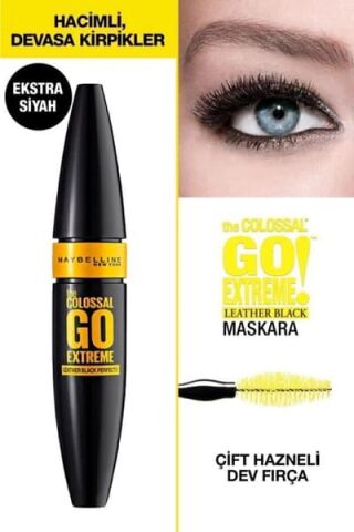 Hacim Sağlayan Siyah Maskara Colossal Go Extreme Volum Express Mascara